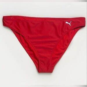 NWOT Puma Scarlet Swim Bottom Sanitary Sticker in tact sz L